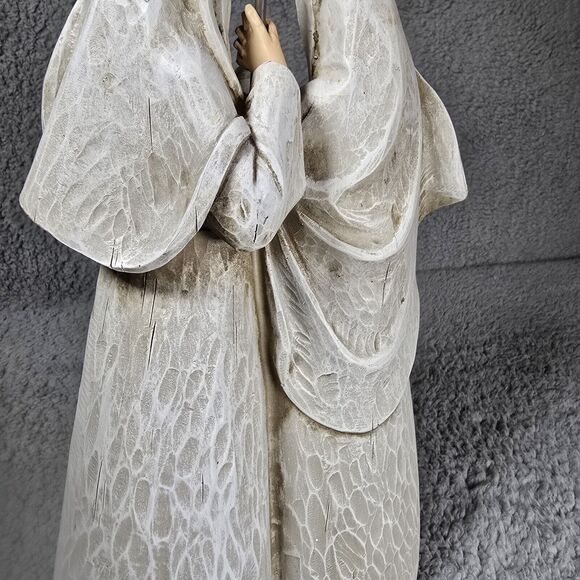 Napco Christmas Holy Family Carved Bethlehem Scene Nativity Figure Tall 13" Gold - Picture 7 of 11